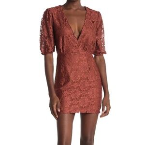NSR Harlow Lace Mini Dress Size Medium